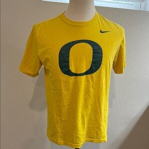 Nike Yellow Short Sleeve Tee for Active Wear